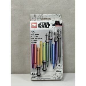 LEGO Star Wars Lightsaber Gel Pen 10 Pack (53116) - Rainbow of 10 Colors